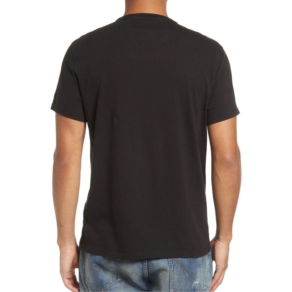 John Varvatos Men's The Band Group Retro Classic Rock Graphic Crew T-Shirt Black - Picture 3 of 6